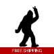 Peace, bigfoot Sasquatch Die Cut Vinyl Decal sti.. Peace, bigfoot Sasquatch Die Cut Vinyl Decal sti..