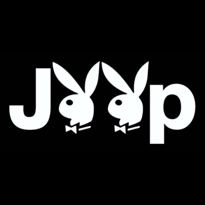 Playboy Bunny Jeep Die Cut Vinyl Decal Sticker