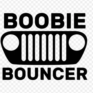Boobie bouncer4x4 grill Die Cut Vinyl Decal sticker