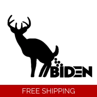 Deer Crap on Biden Die Cut Vinyl ..