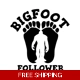 bigfoot follower, Sasquatch Die Cut Vinyl Decal .. bigfoot follower, Sasquatch Die Cut Vinyl Decal ..