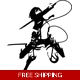 Attack on Titan Anime Die Cut Vinyl Decal sticker