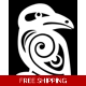 Raven Bird Native American Die Cut Vinyl Decal s.. Raven Bird Native American Die Cut Vinyl Decal s..