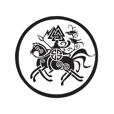 Odin, horse Seipnir, Die Cut Vinyl Decal sticker COPY Odin, horse Seipnir, Die Cut Vinyl Decal sticker COPY