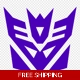 Transformers Die Cut Vinyl Decal sticker