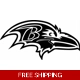 NFL Football Baltimore Ravens die cut vinyl decal NFL Football Baltimore Ravens die cut vinyl decal