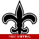 NFL Football New Orleans Saints vinyl decal stic.. NFL Football New Orleans Saints vinyl decal stic..