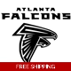 NFL Football Atlanta Falcons die cut vinyl decal