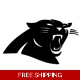 NFL Football Carolina Panthers die cut vinyl decal NFL Football Carolina Panthers die cut vinyl decal