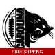NFL Football Carolina Panthers die cut vinyl decal NFL Football Carolina Panthers die cut vinyl decal