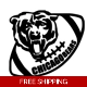 NFL Football Chicago Bears Die Cut Vinyl Decal s.. NFL Football Chicago Bears Die Cut Vinyl Decal s..