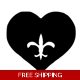 NFL Football New Orleans Saints vinyl decal stic.. NFL Football New Orleans Saints vinyl decal stic..