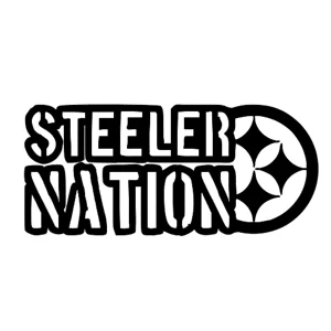 NFL Football Pittsburgh Steelers die cut vinyl decal
