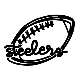 NFL Football Pittsburgh Steelers die cut vinyl decal