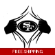 NFL Football San Francisco 49ers die cut vinyl d..
