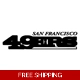 NFL Football San Francisco 49ers die cut vinyl d..