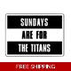 NFL Football Tennessee Titans die cut vinyl decal