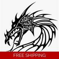 Dragon Head Die Cut Vinyl Decal s..