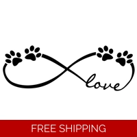 infinity paw love cat dog pet Die..