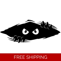 Peeking Monster Car Truck Laptop ..