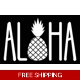 Hawaii state Aloha pineapple Die Cut Vinyl Decal..