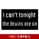 NHL Hockey Boston Bruins Die Cut Vinyl Decal Sti..