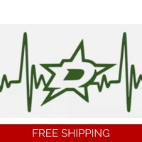 NHL Dallas Stars Hockey Die Cut V..