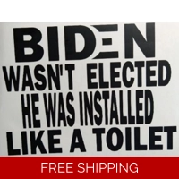 Biden Installed Like a Toilet Die..