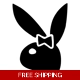 Playgirl Playboy Bunny Die Cut Vinyl Decal Sticker