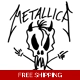 Metallica Metal Band Music Die Cut Vinyl Decal s.. Metallica Metal Band Music Die Cut Vinyl Decal s..