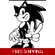 Sonic the hedgehog peace game movie Die Cut Viny.. Sonic the hedgehog peace game movie Die Cut Viny..