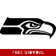 NFL Football Seattle Seahawks die cut vinyl decal NFL Football Seattle Seahawks die cut vinyl decal