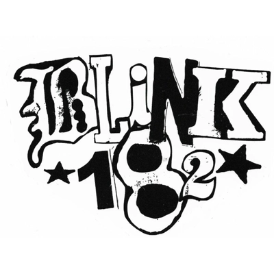 Blink 182 pop punk die cut vinyl decal sticker