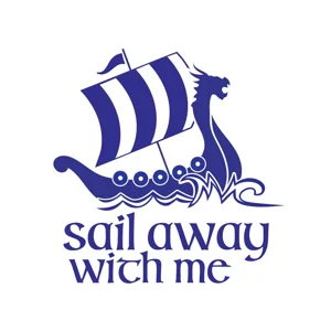Sail away with me, viking ship, Die Cut Vinyl Decal sticker COPY