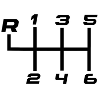 6 speed, Manual Stick Shift die c..