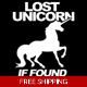 Lost Unicorn Die Cut Vinyl Decal sticker Lost Unicorn Die Cut Vinyl Decal sticker