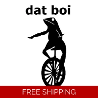 Frog on a Unicycle Dat Boi Die Cu..