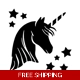 Unicorn stars Die Cut Vinyl Decal sticker Unicorn stars Die Cut Vinyl Decal sticker