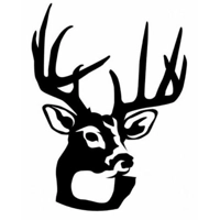 Deer, Buck Die Cut Vinyl Decal st..