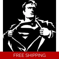 Superman Die Cut Vinyl Decal stic..
