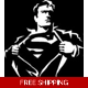 Superman Die Cut Vinyl Decal sticker Superman Die Cut Vinyl Decal sticker