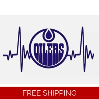 NHL Hockey Edmonton Oilers heartb..