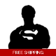 Superman Silhouette Die Cut Vinyl Decal sticker