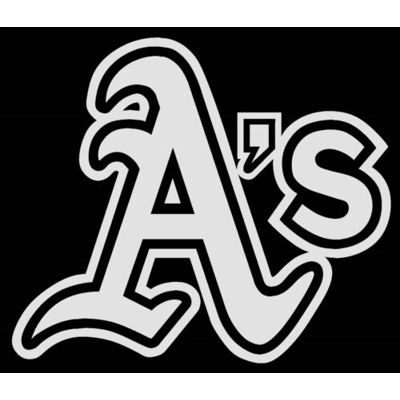 MLB Baseball Oakland athletics A's Die Cut Vinyl Decal sticker MLB Baseball Oakland athletics A's Die Cut Vinyl Decal sticker