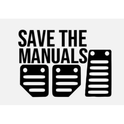 Save the manuals, 3 pedals, Manual Stick Shift die cut Vinyl Decal Sticker Save the manuals, 3 pedals, Manual Stick Shift die cut Vinyl Decal Sticker