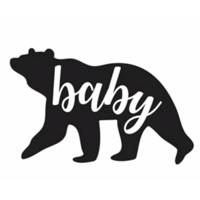 baby bear Die Cut Vinyl Decal sti..