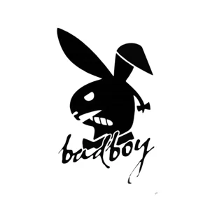 badboy Playboy Bunny Die Cut Vinyl Decal Sticker