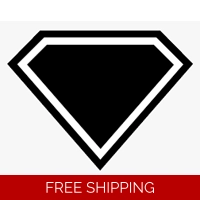Blank Superman Logo Die Cut Vinyl..