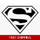Superman S Logo Die Cut Vinyl Decal sticker Superman S Logo Die Cut Vinyl Decal sticker
