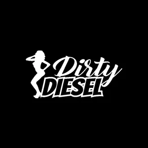 Dirty Diesel, Sexy babe Die Cut Vinyl Decal sticker